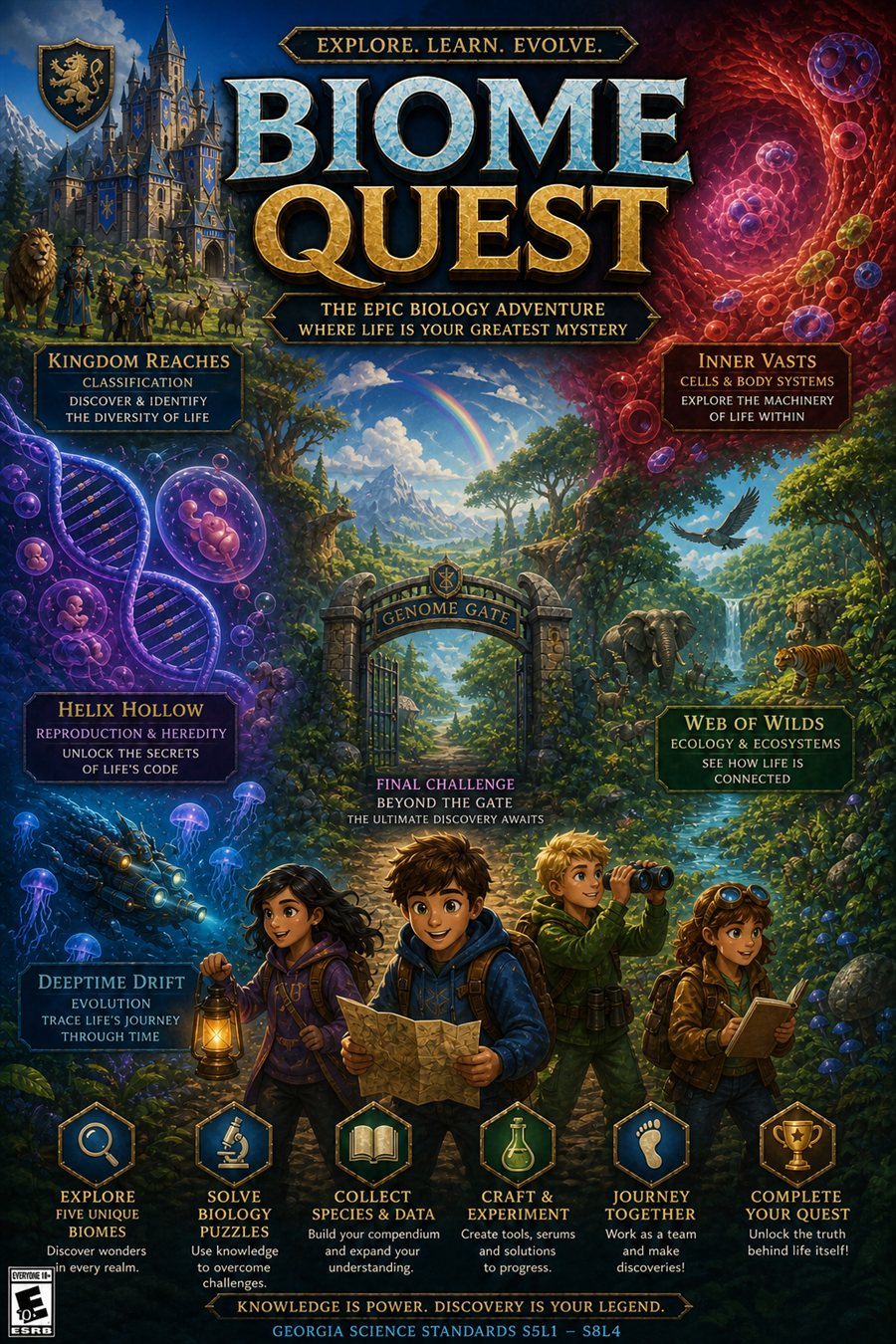 Biome Quest — the 7th-grade Life Science RPG